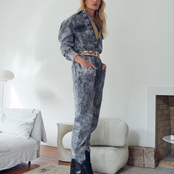 Isabel Marant Etoile Idesia Denim Jumpsuit - Picture 8 of 8
